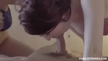 Abusive Stepbro Advantage his Stepsister and Girlfriend