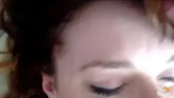 Amateur Slavic teen screaming of pleasure finishing with a great facial