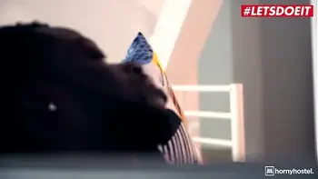 LETSDOEIT - Russian Blondie Arteya Bangs With Her BBC Roommate After Shower