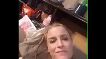 Sporty Blonde MILF Selfie Show Off Vid