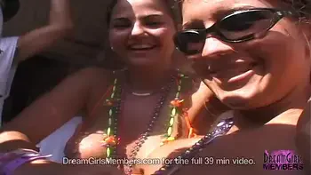Sexy Florida Bartenders Party & Flash In Skimpy Bikinis