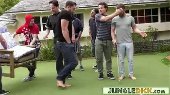 Voluptuous Ebony Beauty Takes On 13 White Boys In a Gangbang - Jayden Starr