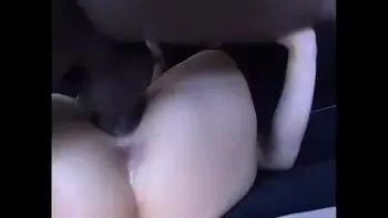 Curious European beauty is not against to wear leather outfit and  play some fetish games with black stud from UK and allows him to bagpipe before taking his huge pecker in her tight ass