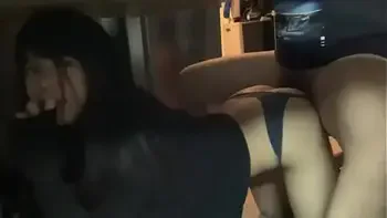 Asian teen fucked under a desk