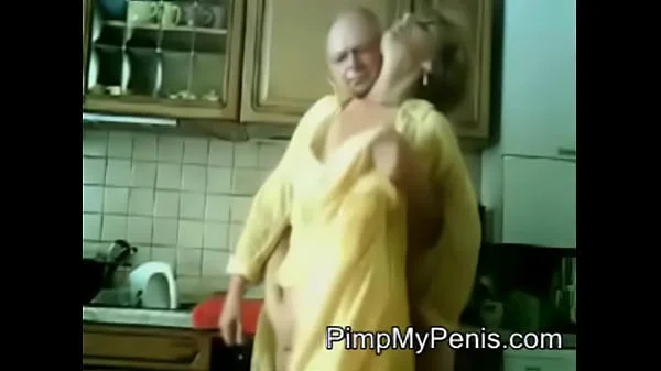 old couple having fun in cithen