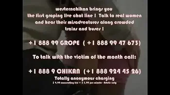 Hot blonde gets groped