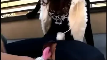 Cute Asian Fucked With Toy Through Jeans