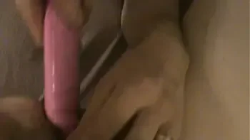 Wifey getting off with her favourite toys