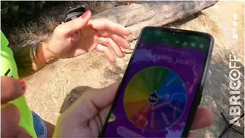 She Shows Her Boobs Behind A Stranger After Spinning The Wheel