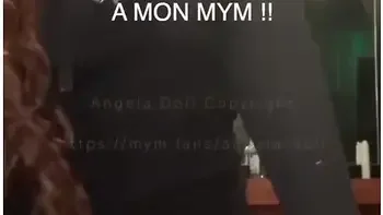 Angela Doll - Risky Challenge: Getting Fucked In The Ass By My Office Colleague In The Wc !!