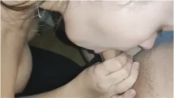 Amateur Couple, Girlfriend, Sucks Juicy Cock And Swallows All His Cum