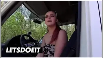 Hot Redhead Scarlett Scott Banged In The Forest By German Cock