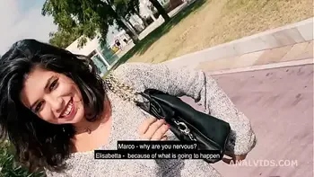 Italian Sluts, Elisabetta Zaffiro drinks pee and gets fucked in the ass with exhibitionism, outdoor and facial GL316