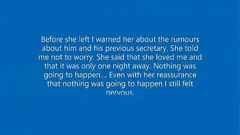 Wife fucks husband's boss on business trip (short)