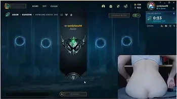 Gamer Girl And Luna Legend - Anal For Every (inflatable Plug) I Almost Cried League Of Legend #7 Luna