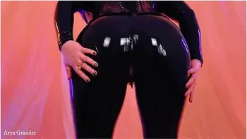 Latex Rubber Fetish Catsuit Free Video Big Ass Tease And Joi By Mistress With Arya Grander