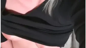 Hot Blonde Secretly Finger Fucks In The Bathroom To Orgasm - Leoniepur