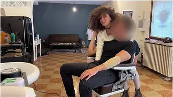 He Cums In The Throat By The Barbershop, I Jumped On His Cock - Beatrice Segreti