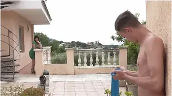 Curvy Busty Cougar Montse Swinger Fucked Outdoors