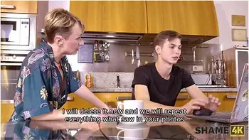 Boy Finds Womans Nude Pics And She Takes Care Of His Cock With Cherry Aleksa