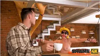 Chubby Mature Celebrates Birthday By Having Sex With Neighbor - Scarlett Vladi