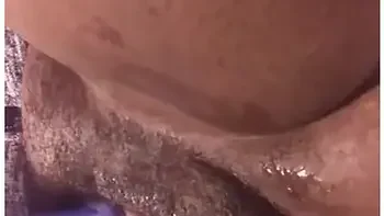 Putting A Purple Dildo In My Fat Ass & Pussy