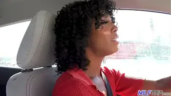 MILFTRIP Sexy Ebony Milf Blasted With Hot Cum