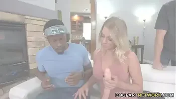 Locksmith Fucks BBC Slut Katie Morgan In Front Of Her Stepson