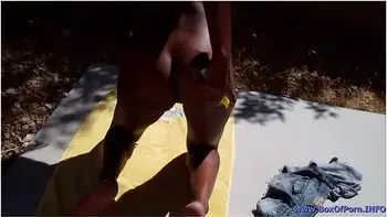 4k/ Outdoor Pussy Rubbing Day For Horny Entice With Horny Day