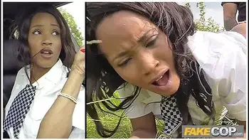 Gina Snake, Monty Cash And Kiki Minaj In Rookie Female Police Officer Gets Involved In A Threesome With Her Co-worker