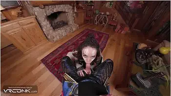 Thor: Ebony Valkyrie (alexis Tae) Sucks & Bangs In Marvel Cosplay Parody Hd Porn