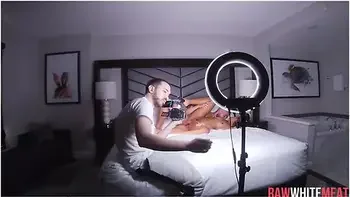 Freya Kalea - Tight Ebony Teen 18+ Opens Up For White Cock Bts