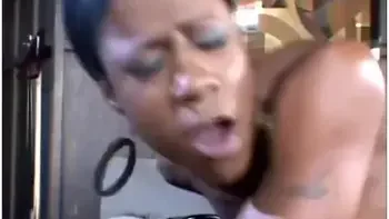 Fit Ebony Bitch Bangs Big Black Dick