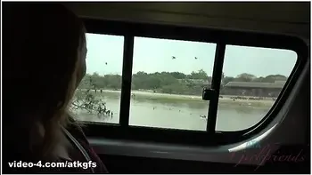 Jamie Marleigh in Jamie Gets To Meet Giraffes Face To Face To Feed Them - ATKGirlfriends