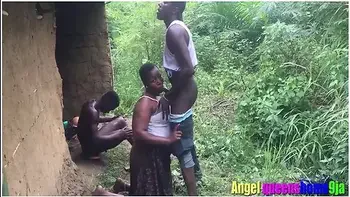 Some Where In Africa, Married House Wife Caught By The Husband Having Sex With Stranger In Her Husband Local Hurt At Day Time,watch The Punishment He Give To Them (softkind Fucksy)( Bangking Empire)(