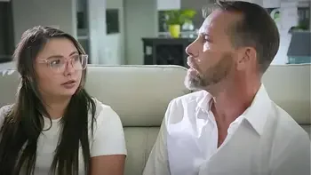 Foster stepdaughter Cassidy Klein is excited to move in with her lesbian foster stepmoms Jelena Jensen and Sarah Vandella and do their stepfamily 3some bondings.