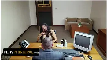 Free Premium Video Perv Principal - A Bit Of Sex-ed - Full Movie With Black Stepmom Naomi Foxxx Squirting On White Cock