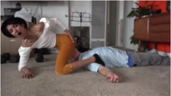 Get Off My Face! Surprise Clothed Facesitting And Lapdace With Viva Athena