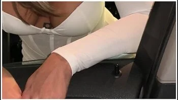 Prostitute After The Paid Street And Fucked In The Car In The Parking Lot. Escort