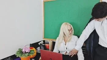 Dracula Fucks Blonde MILF Tutor With Big Tits And Big Ass