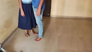 Desi Teacher Fucks Hindi Student Ashu - Hindi Audio Blowjob & Creampie in Kitchen