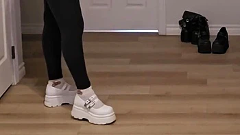 Homemade MILF Miss JJ Chose Intense Ballbusting & Obedient Slave Couple - Amateur Femdom in Glasses