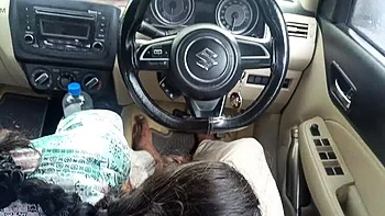 Indian Office Manager Fucks Married Colleague Hard in Car - Rough Sex & Moaning