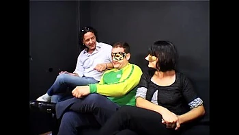 Amateur MILF Takes Huge Cock in Ass Drilling Threesome