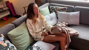 Horny Italian MILF Begs Hubby For Hard Sofa Fucking - Real Homemade Orgasm