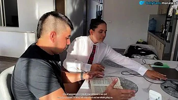 Cheeky Schoolgirl MaRaSexx Fucks Hard in Amateur POV Squirting Latina MILF Sex