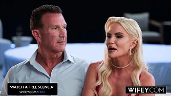 Hot Blonde MILF Tatiana Steele Filled By BBC While Hubby Films - Big Tits, Blowjob, Doggystyle