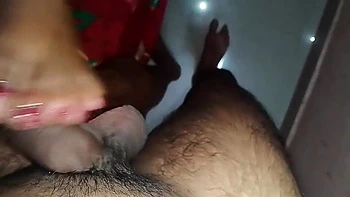 Tamil Wife Stimulates Her Husbands Penis With Her Feet At Home