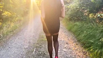 Turkish MILF with Big Natural Tits and Hot Pussy Fuck in Car Doggy Style