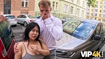 Big Natural Tits Asian Girl Masturbating for Money - HD POV